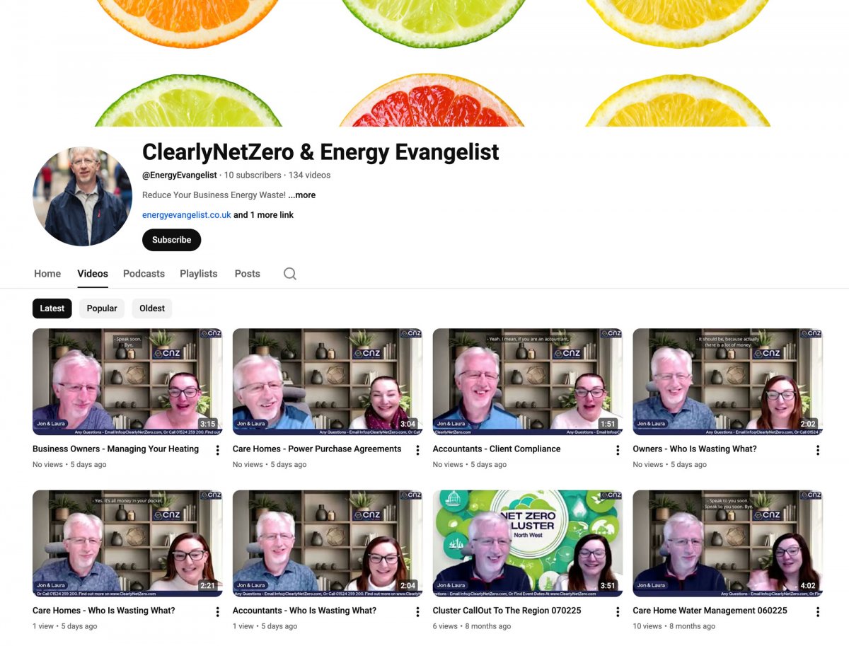 If you want to see more of our old video blogs go to our YouTube channel